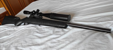 Rifle Sako Quad Heavy Barrel calibre .22lr. 750 €.

Visor Weaver T36 sin anillas, 450 €.  VENDIDO 

Carril 02