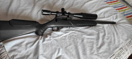 Rifle Sako Quad Heavy Barrel calibre .22lr. 750 €.

Visor Weaver T36 sin anillas, 450 €.  VENDIDO 

Carril 01