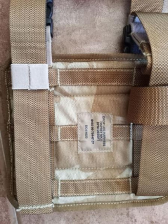 Pack funda pitola molle, cinturón molle Tasmanian Tiger, portacargador doble multicam Pro-Force y pernera 01