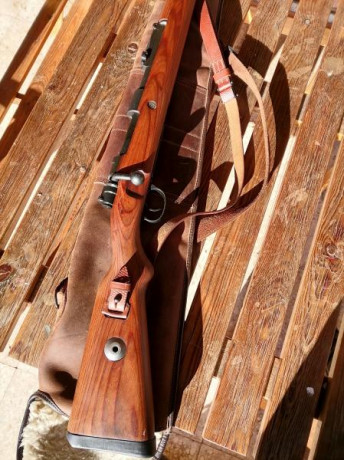 Me desprendo de esta curiosa unidad de kar98 denomianacion dual bcd/ar. El rifle solo tiene punzones alemanes, 02