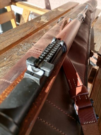 Me desprendo de esta curiosa unidad de kar98 denomianacion dual bcd/ar. El rifle solo tiene punzones alemanes, 22