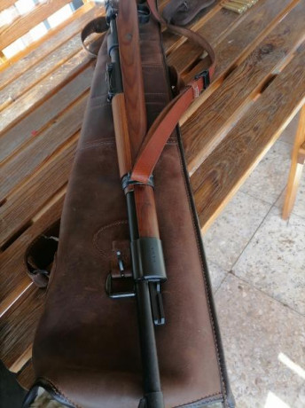 Me desprendo de esta curiosa unidad de kar98 denomianacion dual bcd/ar. El rifle solo tiene punzones alemanes, 32