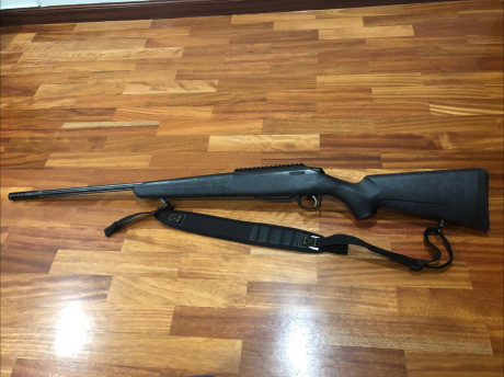 Se vende Tikka T3x lite Roughtech Black en calibre .308W.

Con freno de boca en 5/8 24 UNEF homologado.

Rifle 02