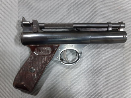 Pongo a la venta esta pistola clásica, construcción de acero, serie D y número 937 (principios de los 00