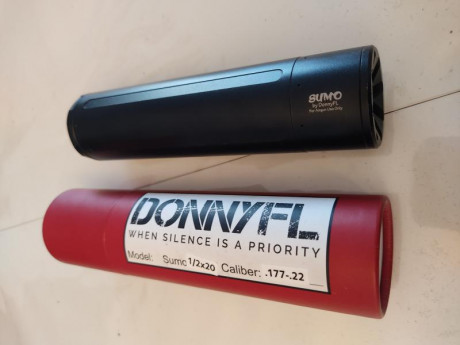 Vendo silenciadores en muy buen estado, casi sin uso. Usados para calibre 5,5, pero creo que valen también 02