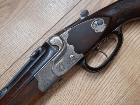 Buenas a todos,
Pongo a la venta esta auténtica joya una auténtica arma histórica de caza:
Se trata de 00