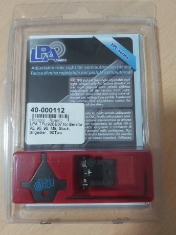 Se vende alza TPU92BE07 para beretta.

En muy buen estado.
50€ envío certificado incluido 01
