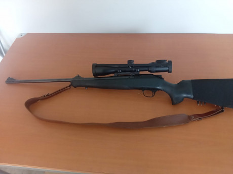 Buenos días un amigo mío me ha dicho que le ponga en anuncio de su rifle. Es un blaser R8 en calibre 7 00