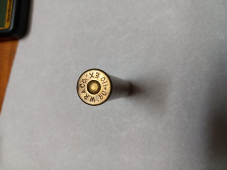 Cartucho inerte de colección  del calibre 50-110 win,  tiene más de 100 años, 50€ 02