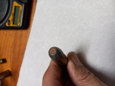 Cartucho inerte de colección  del calibre 50-110 win,  tiene más de 100 años, 50€ 00