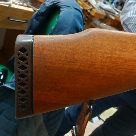 Un amigo me pide que le publique su rifle, se trata de un Mannlicher, cañón de 65 cm, calibre 300 win 11
