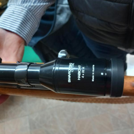 Un amigo me pide que le publique su rifle, se trata de un Mannlicher, cañón de 65 cm, calibre 300 win 20