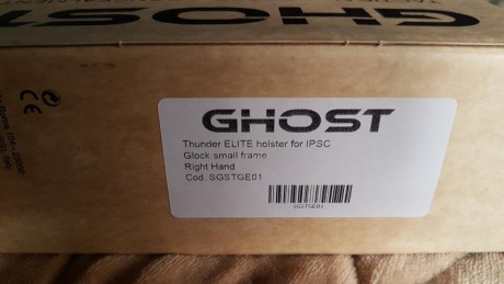 Se vende funda Ghost IPSC para Glock 17/19/22 etc... 
Comprada nueva hace unos dias para hacer curso IPSC, 32