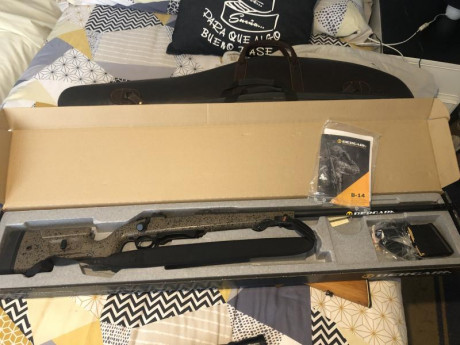 Vendo Bergara B14 HMR en calibre 300wm, con freno de boca, comprado en el Corte Inglés con factura demostrable 02