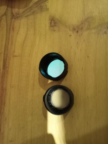 Vendo dos filtros blanco/rojo para linternas OLIGHT para linternas con cabezal de 63 mm como Javelot Pro, 00