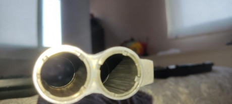 Vendo fantastica escopeta Lanber expulsora y con selector de cañon tambien incluye polichoques de 1 y 30