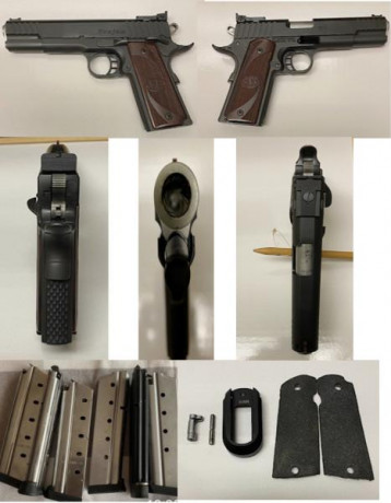 Vendo pistola STI modelo Trojan 1911-5 pulgadas, calibre 9mm.
Estado impecable y poco uso, con su maletín 01