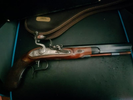Cambio pistola Manton de Arsa, con cañón liso de chispa para modalidad de cominazzo, por pistola tanzutsu 00