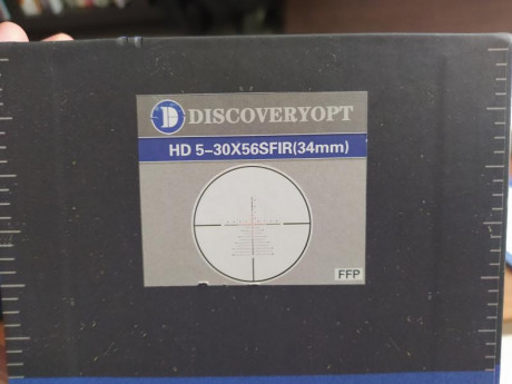 Visor , mira telescópica discovery hd 5-30x56 SFIR , se podría decir que nuevo , 150 eur . 01