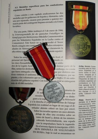 Reproducción medalla división azul.
Replica exacta de calidad de la medalla otorgada años divisionarios 00