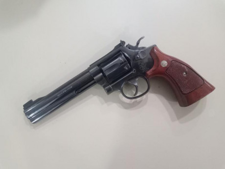 Que tal.
VENDIDO revolver Smith & Wesson K16-4. Longitud del cañón de 6 pulgadas y calibre .32 H&R 22