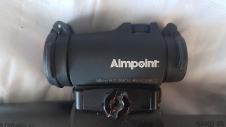 AIMPOIN H2  2 MOA con dos años y montura MACK caja y accesorios originales, TOTALMENTE NUEVO, 
AIMPOIN 02