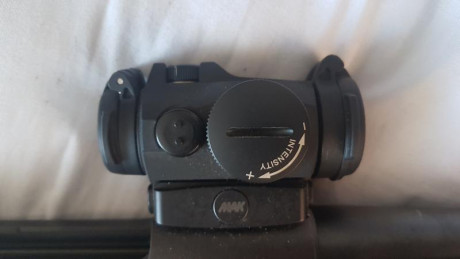 AIMPOIN H2  2 MOA con dos años y montura MACK caja y accesorios originales, TOTALMENTE NUEVO, 
AIMPOIN 10