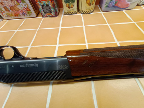 Vendo escopeta Remington 105 cti en muy buen estado a falta de la cantonera que al ser de gel y desconozco 01