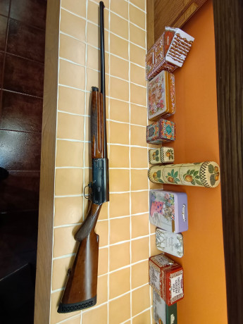 Vendo escopeta auto 5 en calibre 16 en muy buen estado de conservación funcionando a la perfección. 350 02