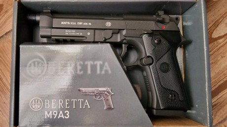 Vendo está excepcional réplica CO2 de este memorable modelo.

 Beretta M9 A3 Negra Blowback Co2 Full Metal 00
