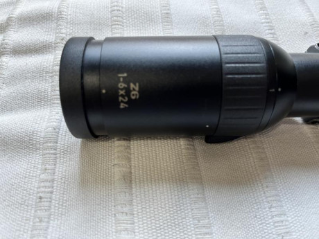 VENDIDO
Swarovski Z6 sin iluminar,de 1-6x24 ,muy buen estado,se vende SIN LAS ANILLAS APEL,
Precio 800 02