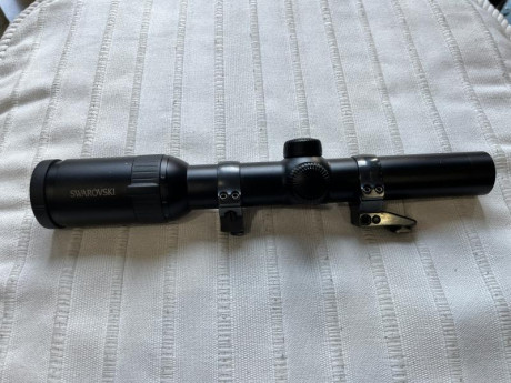 VENDIDO
Swarovski Z6 sin iluminar,de 1-6x24 ,muy buen estado,se vende SIN LAS ANILLAS APEL,
Precio 800 01