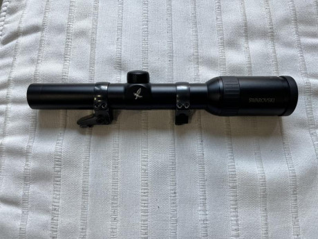 VENDIDO
Swarovski Z6 sin iluminar,de 1-6x24 ,muy buen estado,se vende SIN LAS ANILLAS APEL,
Precio 800 00