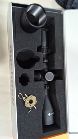 Perfecto, gama alta de Bushnell,  tubo de 34 para mayor luminosidad ,torretas balísticas altura y deriva 11