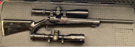 Buenos días!!

Tengo un SAKO Quad Syntetic del calibre 22, para hacer mini FClass principalmente, y un 31