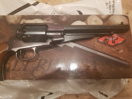 Vendo revolver F.LLI PIETTA 1858 NEW MODEL ARMY SHOOTER CAL.44. Gran revolver con cañon con Estria Progresiva, 02