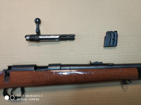 Vendo Carabina de Repetición (cerrojo), Marca Norinco, Modelo JW-15. Cal 22lr.
En buen estado, incluye 00