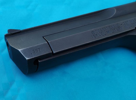 Por hacer hueco en el cupo vendo IMI Desert Eagle de calibre .357 Magnum
Además del arma se incluyen 3 12