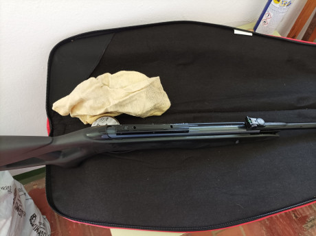 Se vende carabina GAMO no se que modelo es , calibre 4.5 , se vende en 100€ mas envio , se entrega con 00