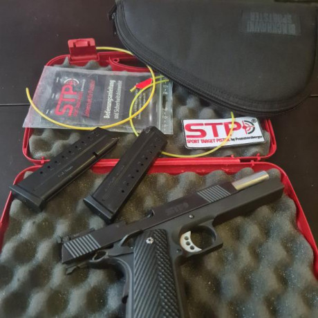 vendo mi sti range master . aun esta en garantia. comprada en octubre del 2020 en gabilondo. . no ha disparado 00