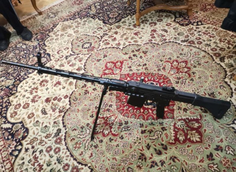 Rifle totalmente original con todos los números de serie coincidentes.
Lleva junta al gatillo un gatillo-palanca 01