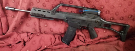 Se trata de una escelente replica del Hk-g36 construida sobre la base del indestructible Ruger 10/22, 01