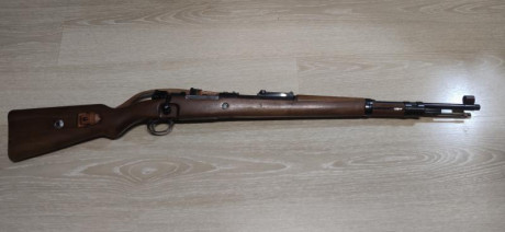 Vendo Mauser k98 calibre 308.
En muy buen estado. Va finisimo. 
Precio 800 euros
Barcelona. 02