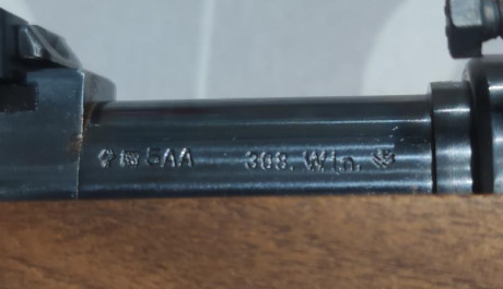 Vendo Mauser k98 calibre 308.
En muy buen estado. Va finisimo. 
Precio 800 euros
Barcelona. 81