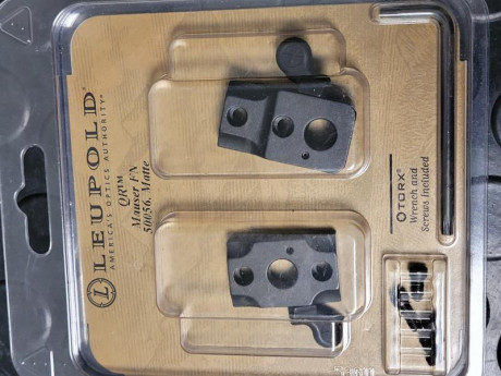 Vendo juego de bases Leupold QR 50056 para acciones Mauser , Santa Bárbara.
Nuevas a estrenar , en su 00