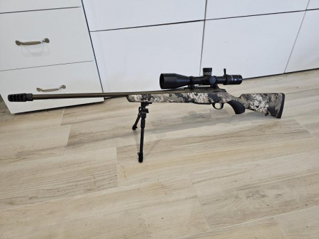 Vendo rifle tikka t3x veil wideland en 7mm RM, rifle con rodaje hecho y poco más tirado, comprado hace 01