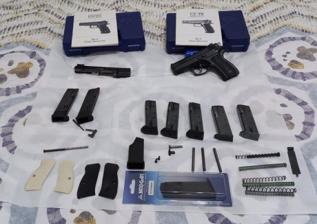  ***Vendida, gracias a todos por el interés*** 

Vendo pistola CZ 75 P-01 de 9mm., en estado impecable 10