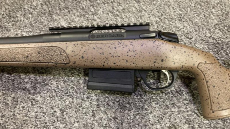 Se vende este rifle utilizado solo para caza y comprado en septiembre de 2022. Se entrega con carril Bergara 00
