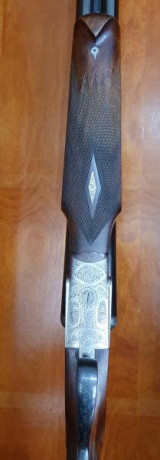 A la venta Escopeta UNION ARMERA Mod. Grulla 210 Special. Calibre 12, Cañon de 71 con 3* y 1*  Pletinas 00