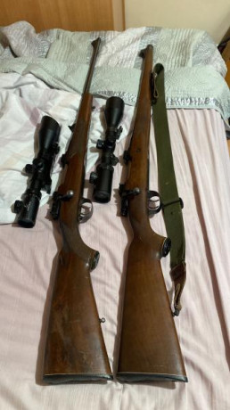 Se vende Kettner Calibre 7x64 en 700€ con gatillo al pelo visor arcea 3-12x50 y bases desmontables de 01